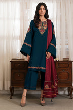 Grace Embroidery Lawn Collection – 3 Piece Unstitched Suit - navy