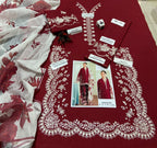 Grace Embroidery Lawn Collection – 3 Piece Unstitched Suit - mehrun