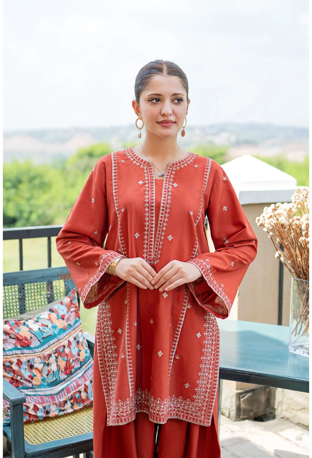 Grace Embroidered Collection – 2 Piece Suit