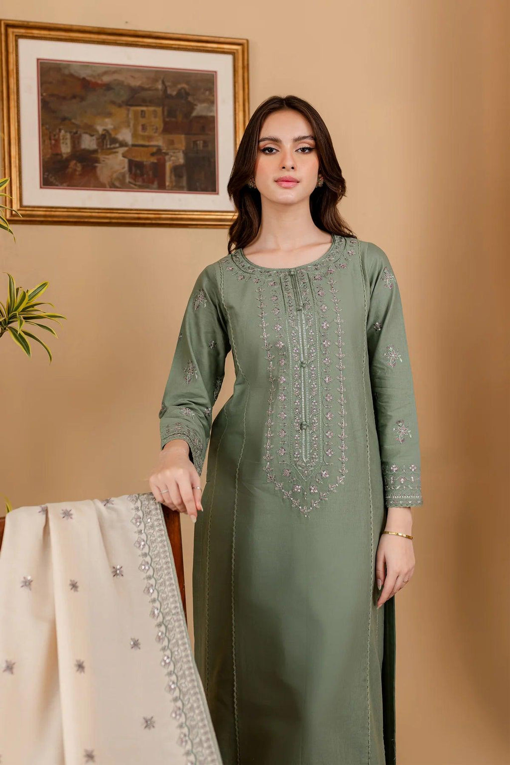 Designer Embroidery Collection – 3 Piece Unstitched Lawn Suit