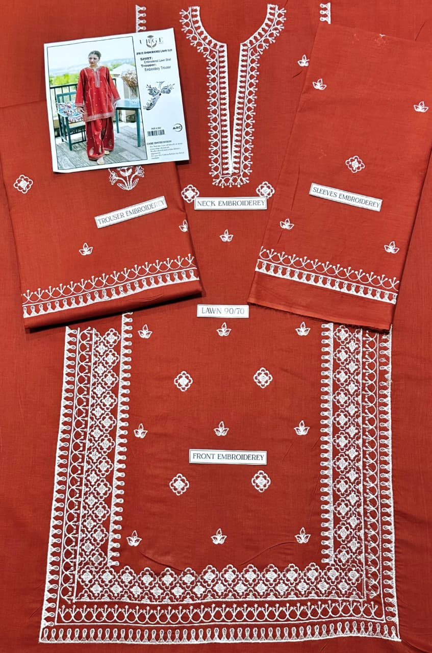Grace Embroidered Collection – 2 Piece Suit