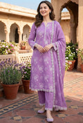 Premium Embroidered Summer Lawn Dress | 3 Piece Unstitched Suit