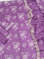 Premium Embroidered Summer Lawn Dress | 3 Piece Unstitched Suit