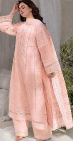 Premium Embroidered Summer Lawn Dress | 3 Piece Unstitched Suit