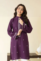 Classic Lawn Collection – Embroidered 2 Piece Unstitched Suit - Purple